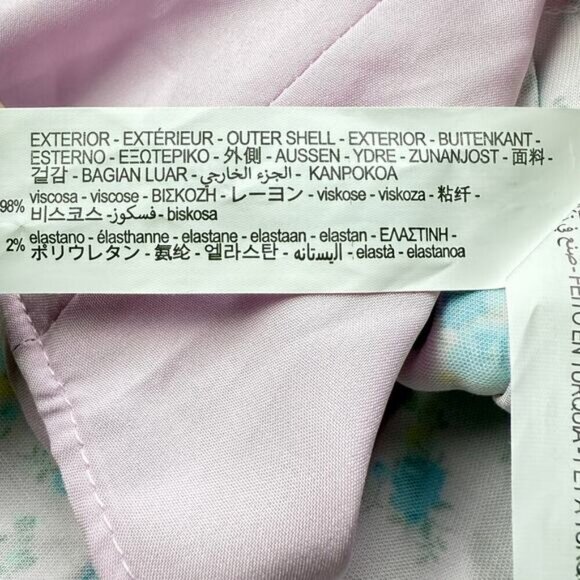 Zara Satin Mini Skirt In Floral Multi Size Medium - Picture 8 of 8